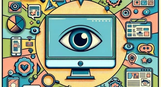 Demonstration of AI image generation process for blog content