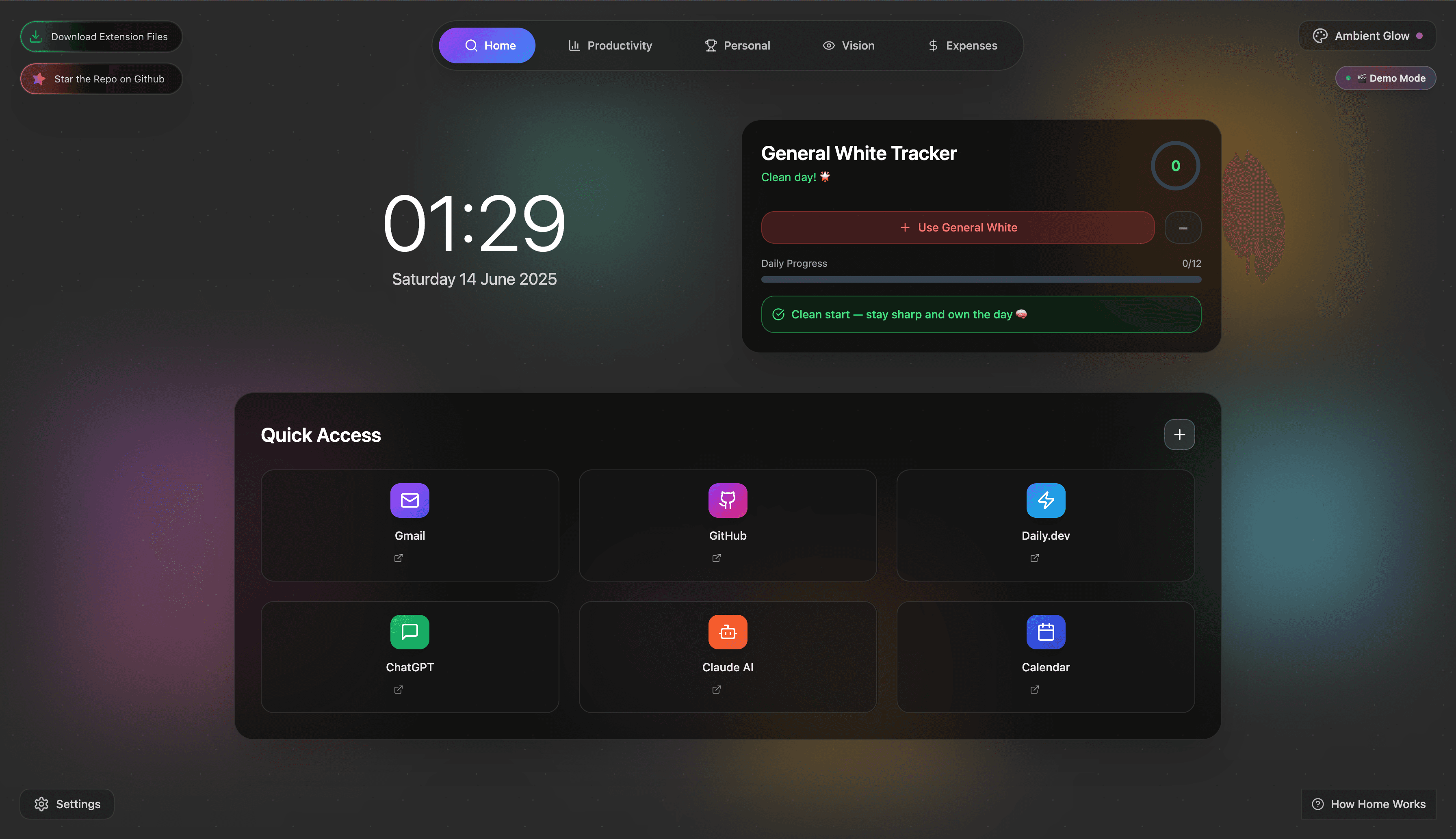 Image of Dokio - Personal Productivity Dashboard